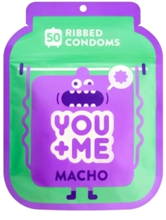 Kondomy s vroubky Macho - 50 ks
