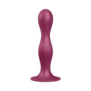 Satisfyer Double Ball-R - anální kolík s vibrační kuličkou
