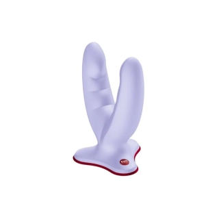 Fun Factory Ryde Lavender – dvojité silikonové dildo s přísavkou
