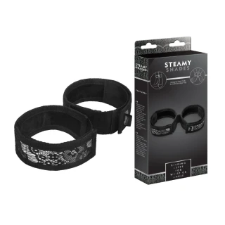 STEAMY SHADES měkká krajková pouta na ruce i nohy