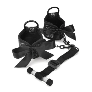 STEAMY SHADES bondage pouta na dveře s krajkou